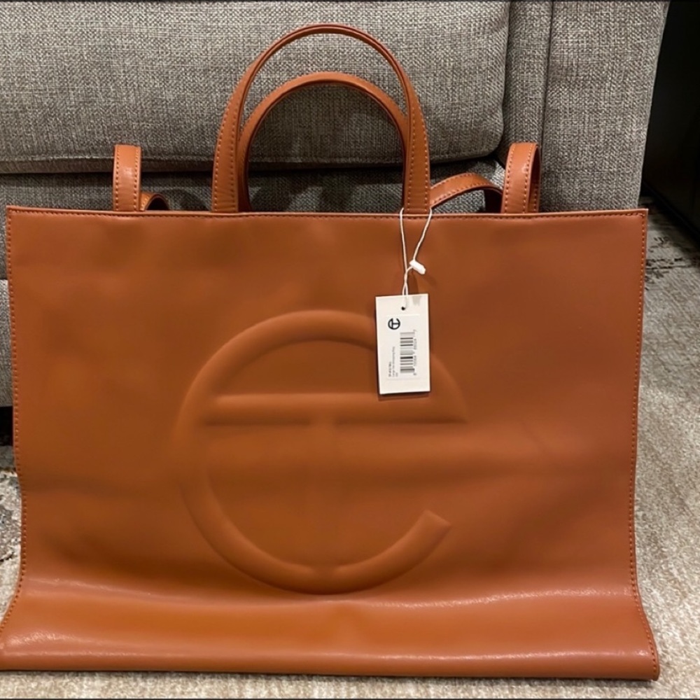 New large tan telfar